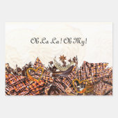 Set aus 3 Überziehpapier Geschenkpapier Set (Vorderseite)