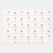 Set aus 3 Überziehpapier Geschenkpapier Set (Vorderseite 3)