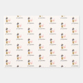Set aus 3 Überziehpapier Geschenkpapier Set (Vorderseite 2)