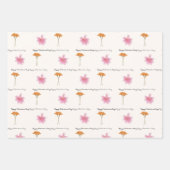 Set aus 3 Überziehpapier Geschenkpapier Set (Vorderseite)
