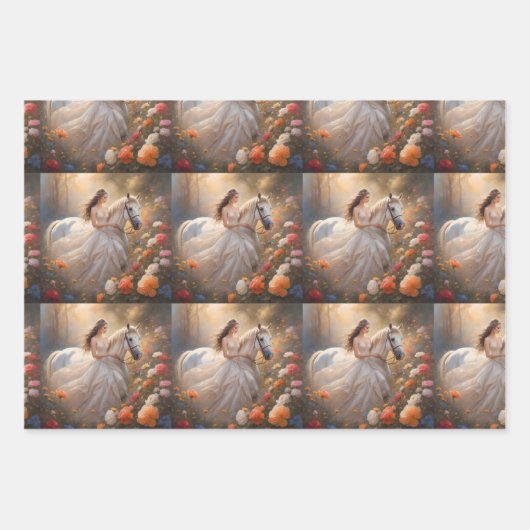 Set aus 3 Überziehpapier Geschenkpapier Set (Vorderseite)