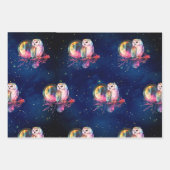 Set aus 3 Überziehpapier Geschenkpapier Set (Vorderseite 2)