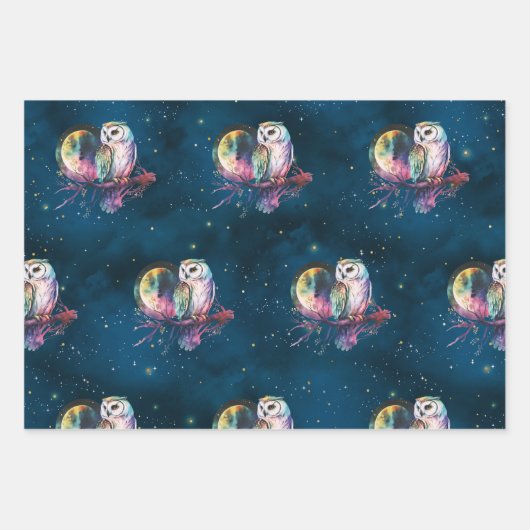 Set aus 3 Überziehpapier Geschenkpapier Set (Vorderseite)