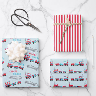 Set aus 3 Überziehpapier Geschenkpapier Set