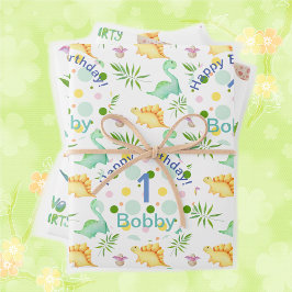 Set aus 3 Überziehpapier Geschenkpapier Set