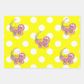 Set aus 3 Überziehpapier Geschenkpapier Set (Vorderseite 3)