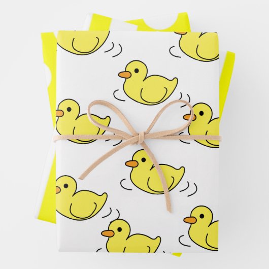 Set aus 3 Überziehpapier Geschenkpapier Set (Beispiel)