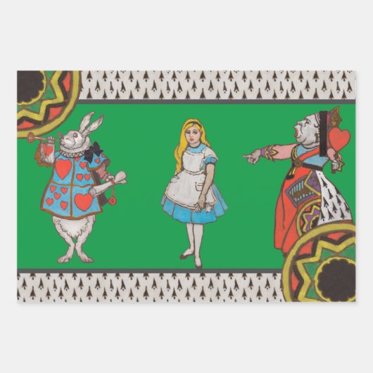 Set aus 3 Überziehpapier Geschenkpapier Set (Vorderseite 3)