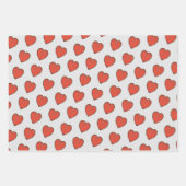 Set aus 3 Überziehpapier Geschenkpapier Set (Vorderseite 2)