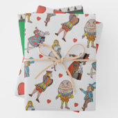 Set aus 3 Überziehpapier Geschenkpapier Set (Beispiel)