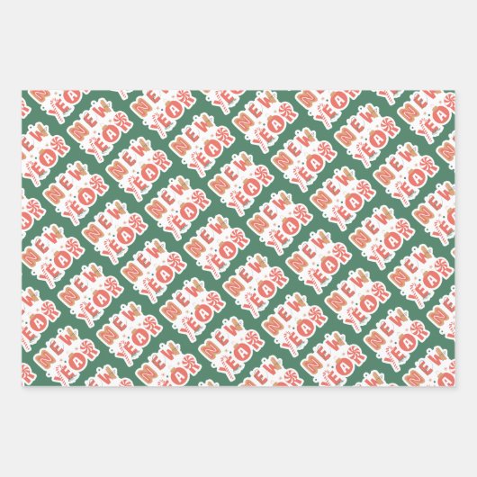 Set aus 3 Überziehpapier Geschenkpapier Set (Vorderseite)