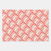 Set aus 3 Überziehpapier Geschenkpapier Set (Vorderseite 3)