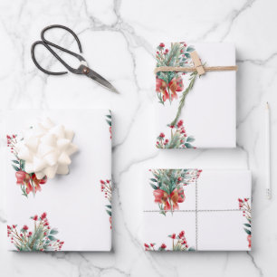 Set aus 3 Überziehpapier Geschenkpapier Set