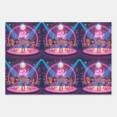 Set aus 3 Überziehpapier Geschenkpapier Set (Vorderseite 2)