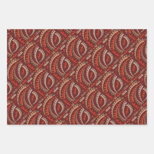 Set aus 3 Überziehpapier Geschenkpapier Set (Vorderseite 2)