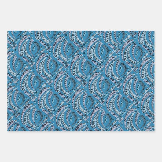 Set aus 3 Überziehpapier Geschenkpapier Set (Vorderseite)