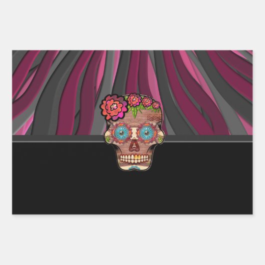 Set aus 3 Überziehpapier Geschenkpapier Set (Vorderseite 2)