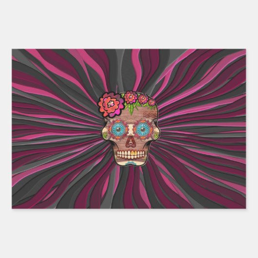 Set aus 3 Überziehpapier Geschenkpapier Set (Vorderseite)