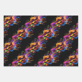 Set aus 3 Überziehpapier Geschenkpapier Set (Vorderseite 3)