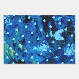 Set aus 3 Überziehpapier Geschenkpapier Set