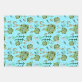 Set aus 3 Überziehpapier Geschenkpapier Set (Vorderseite 2)