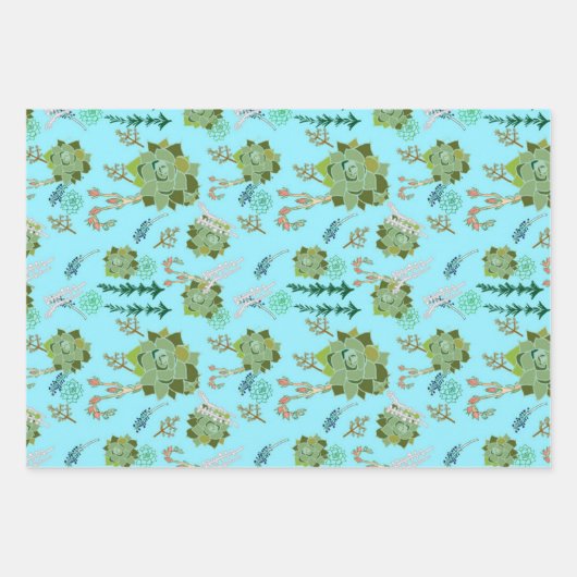 Set aus 3 Überziehpapier Geschenkpapier Set (Vorderseite)