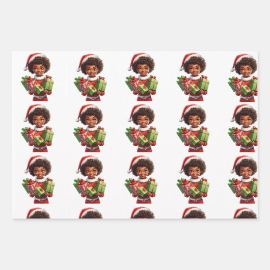 Set aus 3 Überziehpapier Geschenkpapier Set (Vorderseite)