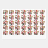 Set aus 3 Überziehpapier Geschenkpapier Set (Vorderseite)