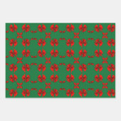 Set aus 3 Überziehpapier Geschenkpapier Set (Vorderseite 3)