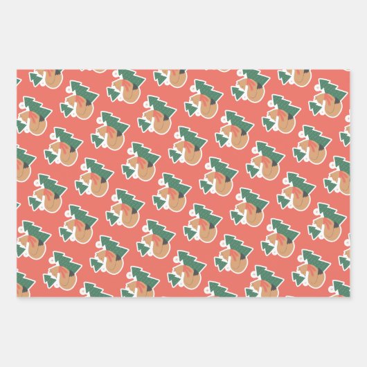 Set aus 3 Überziehpapier Geschenkpapier Set (Vorderseite 3)