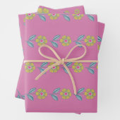 Set aus 3 Überziehpapier Geschenkpapier Set (Beispiel)