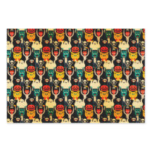 Set aus 3 Überziehpapier