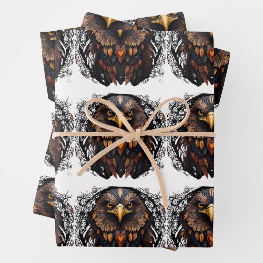 Set aus 3 Überziehpapier Geschenkpapier Set (Beispiel)