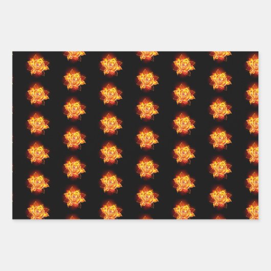 Set aus 3 Überziehpapier Geschenkpapier Set (Vorderseite 3)