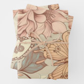 Set aus 3 Überziehpapier Geschenkpapier Set (Beispiel)