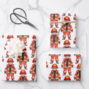 Set aus 3 Überziehpapier Geschenkpapier Set