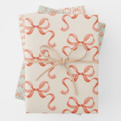 Set aus 3 Überziehpapier Geschenkpapier Set (Beispiel)