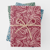 Set aus 3 Überziehpapier Geschenkpapier Set (Beispiel)