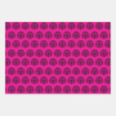 Set aus 3 Überziehpapier Geschenkpapier Set (Vorderseite 3)