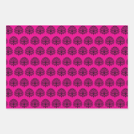 Set aus 3 Überziehpapier Geschenkpapier Set (Vorderseite 3)