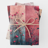 Set aus 3 Überziehpapier Geschenkpapier Set (Beispiel)