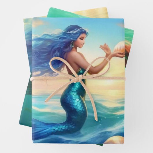 Set aus 3 Überziehpapier Geschenkpapier Set (Beispiel)