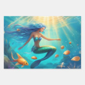 Set aus 3 Überziehpapier Geschenkpapier Set (Vorderseite 3)