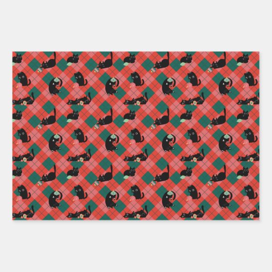 Set aus 3 Überziehpapier Geschenkpapier Set (Vorderseite 3)