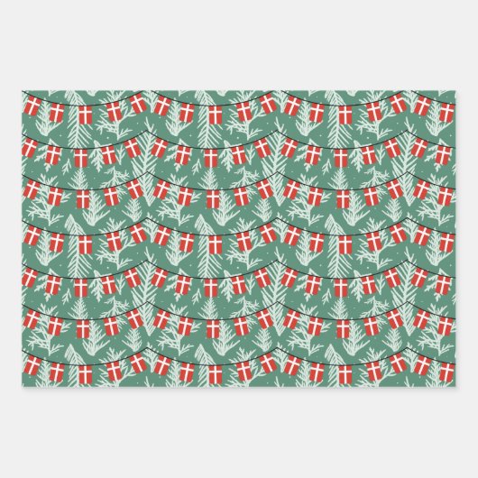 Set aus 3 Überziehpapier Geschenkpapier Set (Vorderseite 2)