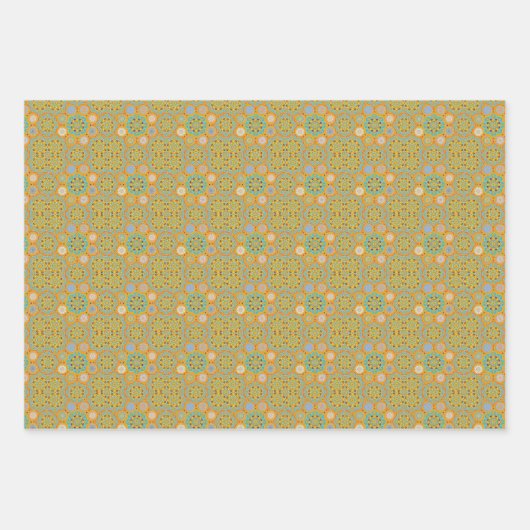 Set aus 3 Überziehpapier Geschenkpapier Set (Vorderseite 2)