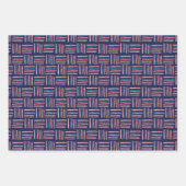 Set aus 3 Überziehpapier Geschenkpapier Set (Vorderseite 3)