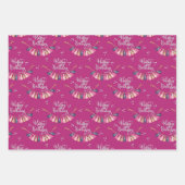 Set aus 3 Überziehpapier Geschenkpapier Set (Vorderseite 2)