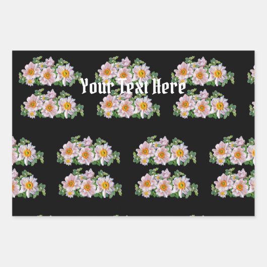 Set aus 3 Überziehpapier Geschenkpapier Set (Vorderseite 2)