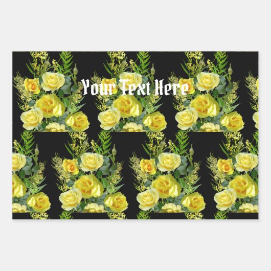 Set aus 3 Überziehpapier Geschenkpapier Set (Vorderseite)